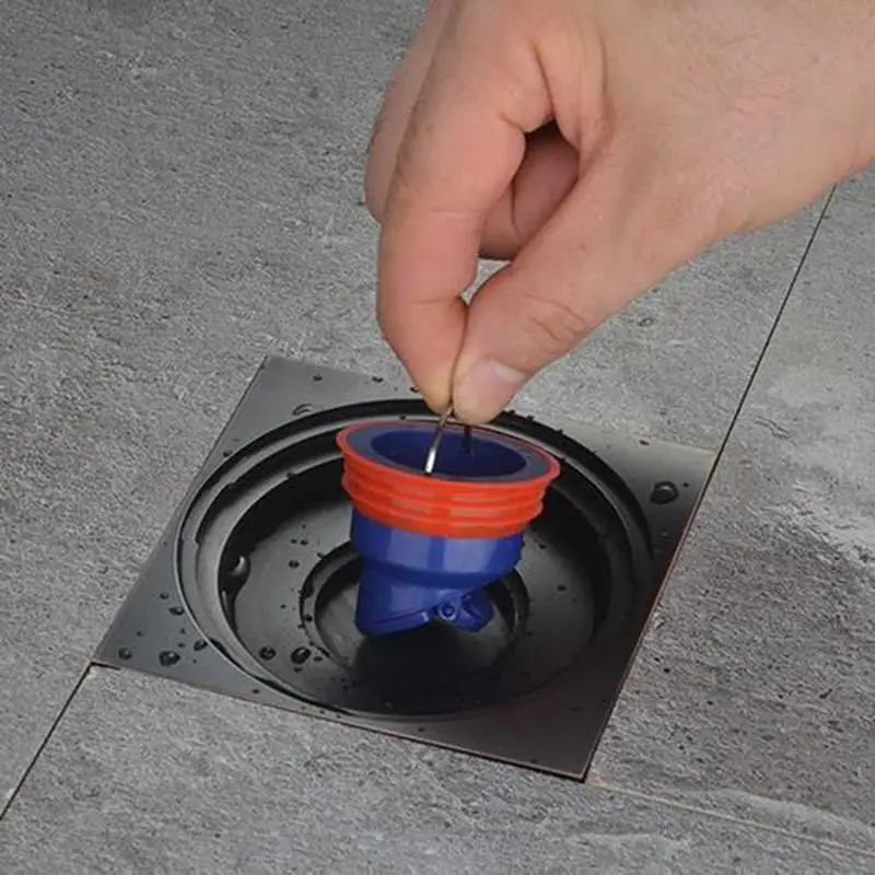Shower Floor Strainer Plug Trap Siphon Sink Kitchen Bathroom Water Drain Filter Anti Odor Insect Prevention Deodorant