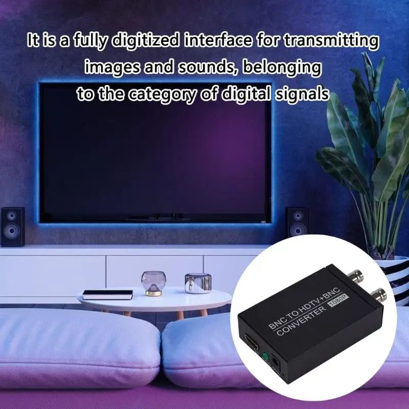 محولات G6DD BNC إلى محولات HDTV BNC CORPONES BNC INPUT إلى إخراج HDTV