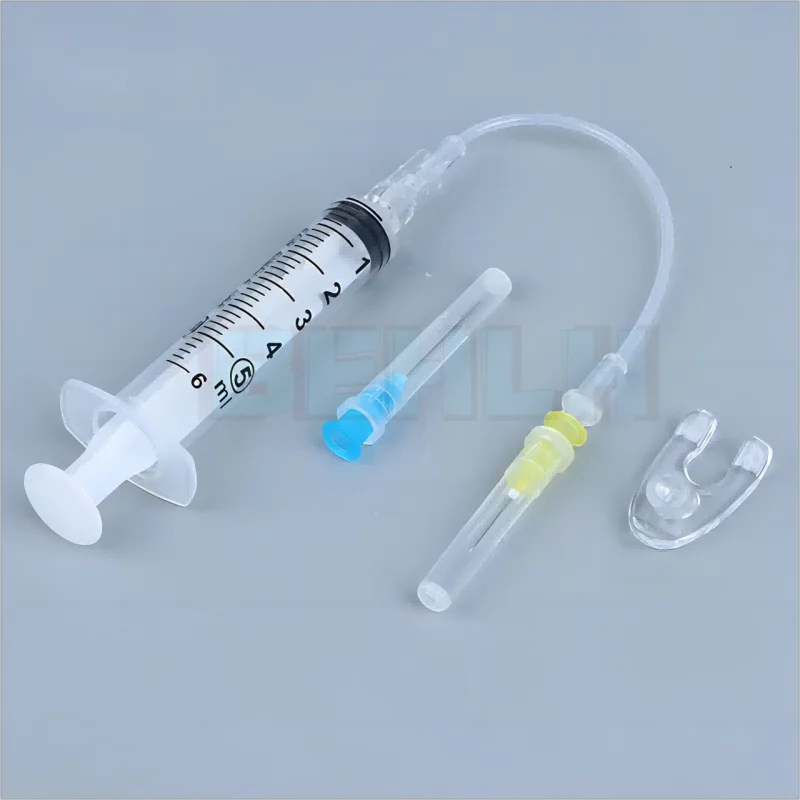 Disposable Mesogun Mesotherapy catheter for injection of water-based beauty equipment consumables Mesotherr catheter