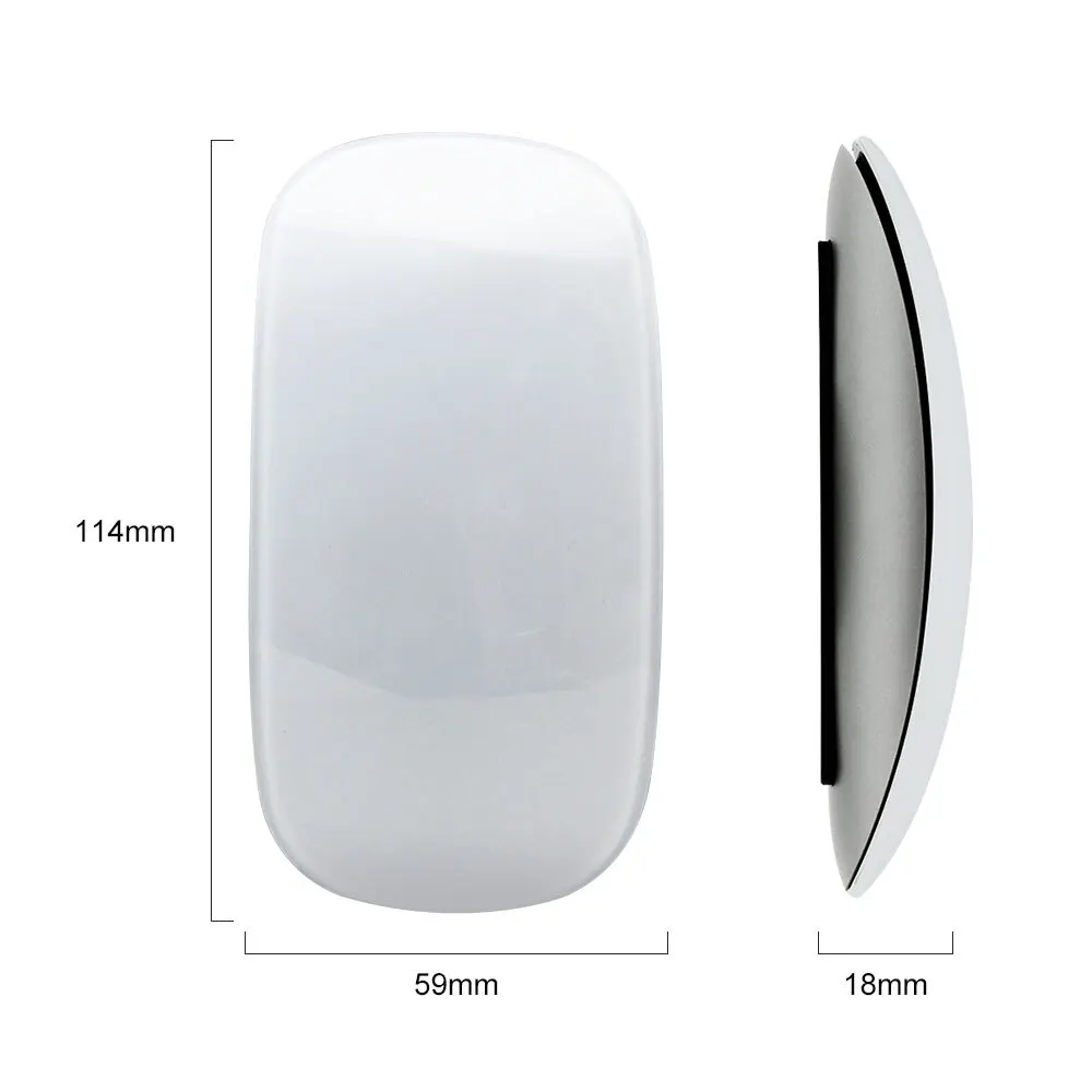 Bluetooth Wireless Magic Mouse 2 Slim Arc Touch Maus Ergonomische Stumm schaltung Optischer USB-Computer Ultra dünne Laser mäuse für iOS Mac PC