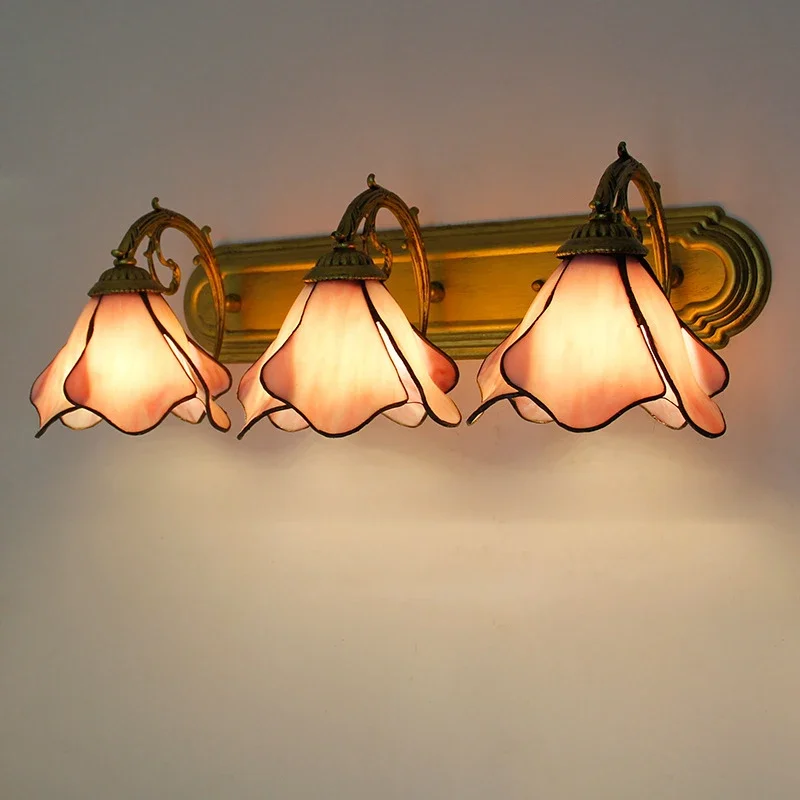 

DORIAN Tiffany Luxury Wall Lamp American Creativity Living Room Bedroom Villa Hotel Cafe Bar Aisle Dresser Toilet Mirror Light