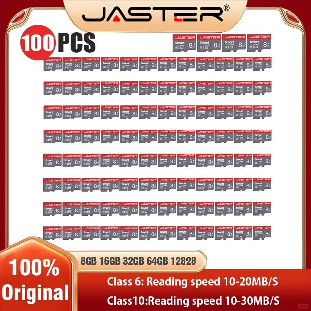 100 PCS LOT Smart SD Card 128G TF Flash Card For Camera Phone 64GB Original Memory Card 32GB Grey TF Mini SD Cards16GB