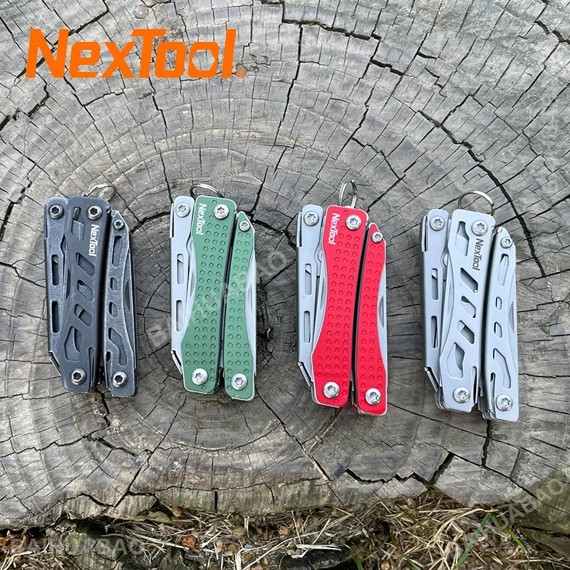 Imagem -02 - Nextool-mini Flagship Multitool Multi Funcional Ferramenta de Mão Dobrável Edc Chave de Fenda Alicador Abridor de Garrafas Exterior 10 em 1