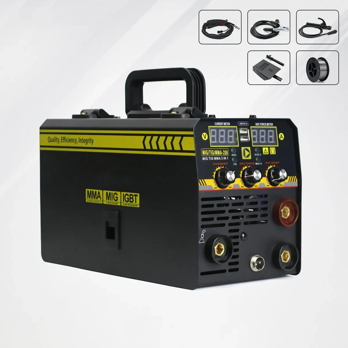 

Безогазовый сварочный аппарат MIG, бытовой сварочный аппарат 220 В для аргонодуговой сварки, газовый экранированный сварочный аппарат