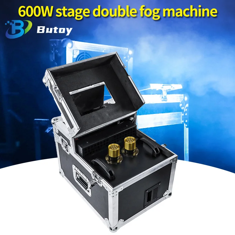 

600W Double Holes Haze Machine Stage Performance Props Stage Special Effects Fog Machine For Disco DJ Bar Dance Competition