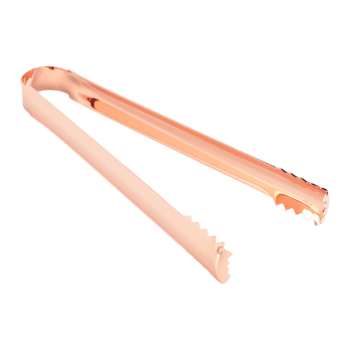 

2Pcs Food Tongs Rose Gold Stainless Steel Ice Tongs Buffet Kitchen Serving Snack Marshmallow Pick Food Folder Bread Clip