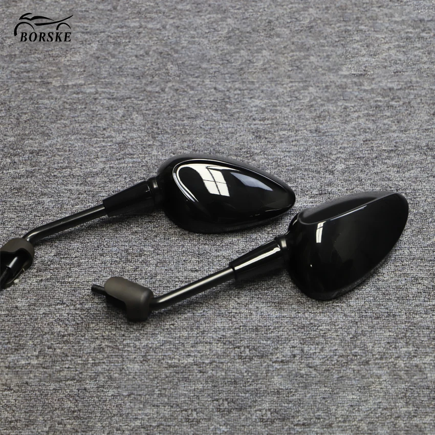 BORSKE Manufacturer Wholesale Motorcycle Triangle Mirror Vespa Scooter Rearview Mirror for Vespa Sprint Primavera GTS GTV