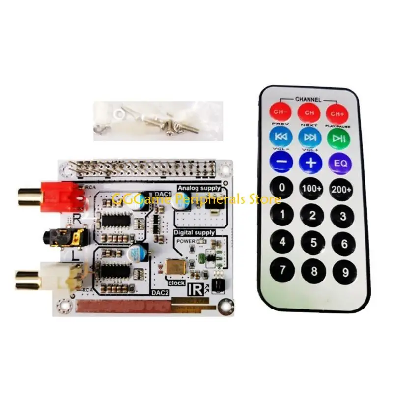 U55B HiFi DAC لوحة توسيع محول رقمي تناظري DAC استبدال لوحة فك التشفير