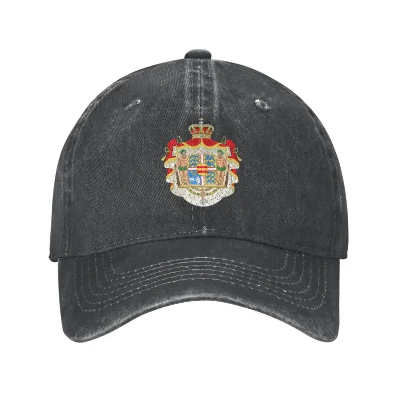 Punk Cotton Coat Of Arms Of Denmark Baseball Cap Women Men Adjustable Dad Hat Sports