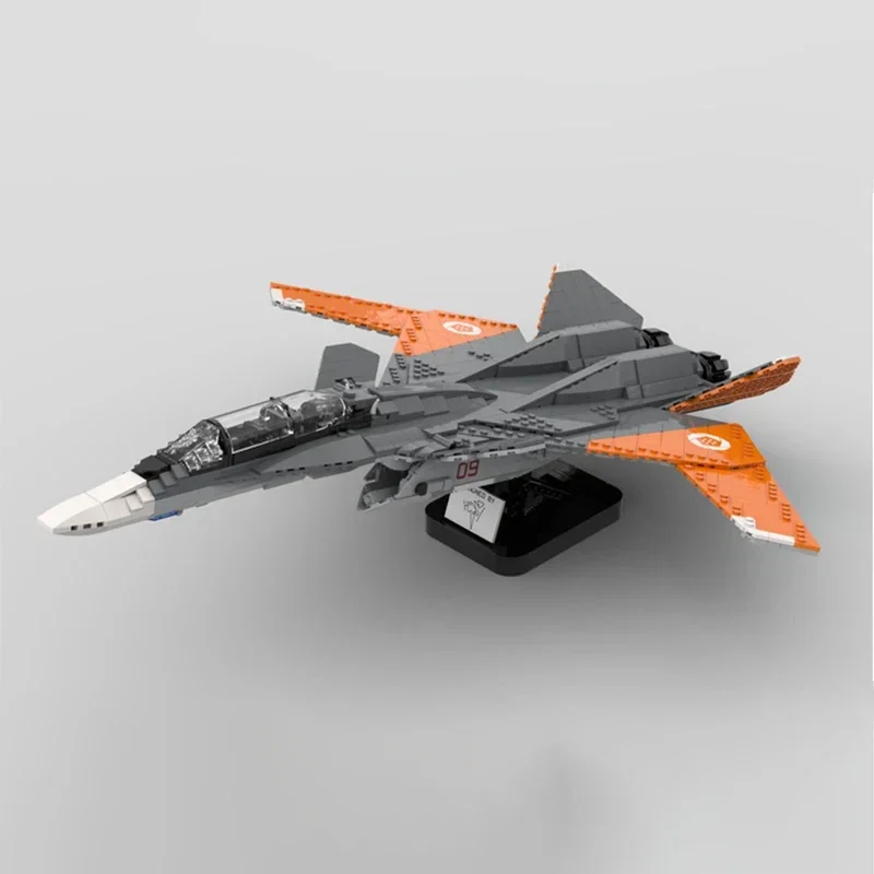 군용 항공기 모델 Moc 빌딩 벽돌 1:35 X-02S 전투기 기술 모듈 형 블록 선물 크리스마스 장난감 DIY 세트 조립