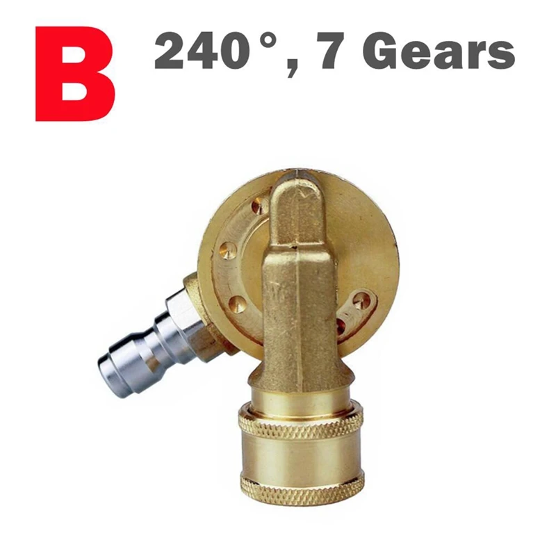 

Быстрое соединение, поворотная муфта 4500PSI, быстрое соединение 1/4 дюйма для насадки для мойки высокого давления, очистка желобов