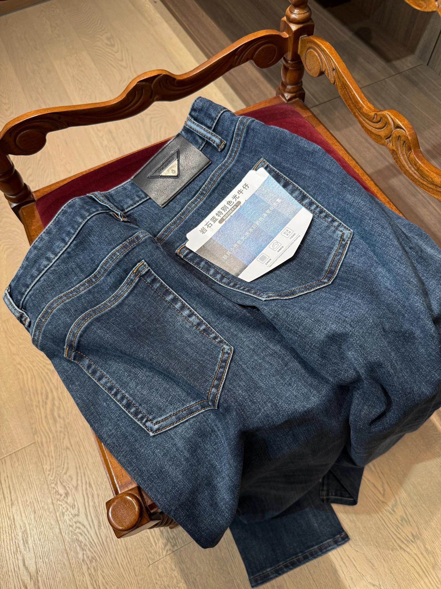 

Удобные мужские джинсы прямого кроя с высокой эластичностью, модные, мягкие, эластичные, премиум-качества, зимние, из смесового хлопка