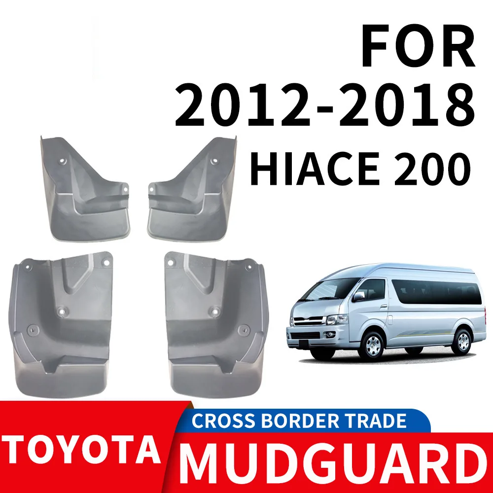 For 2005-2018 TOYOTA HAICE Car tire mudguard,Mudflaps Front Rear Flares Splash Guards Cover Car Accessoie