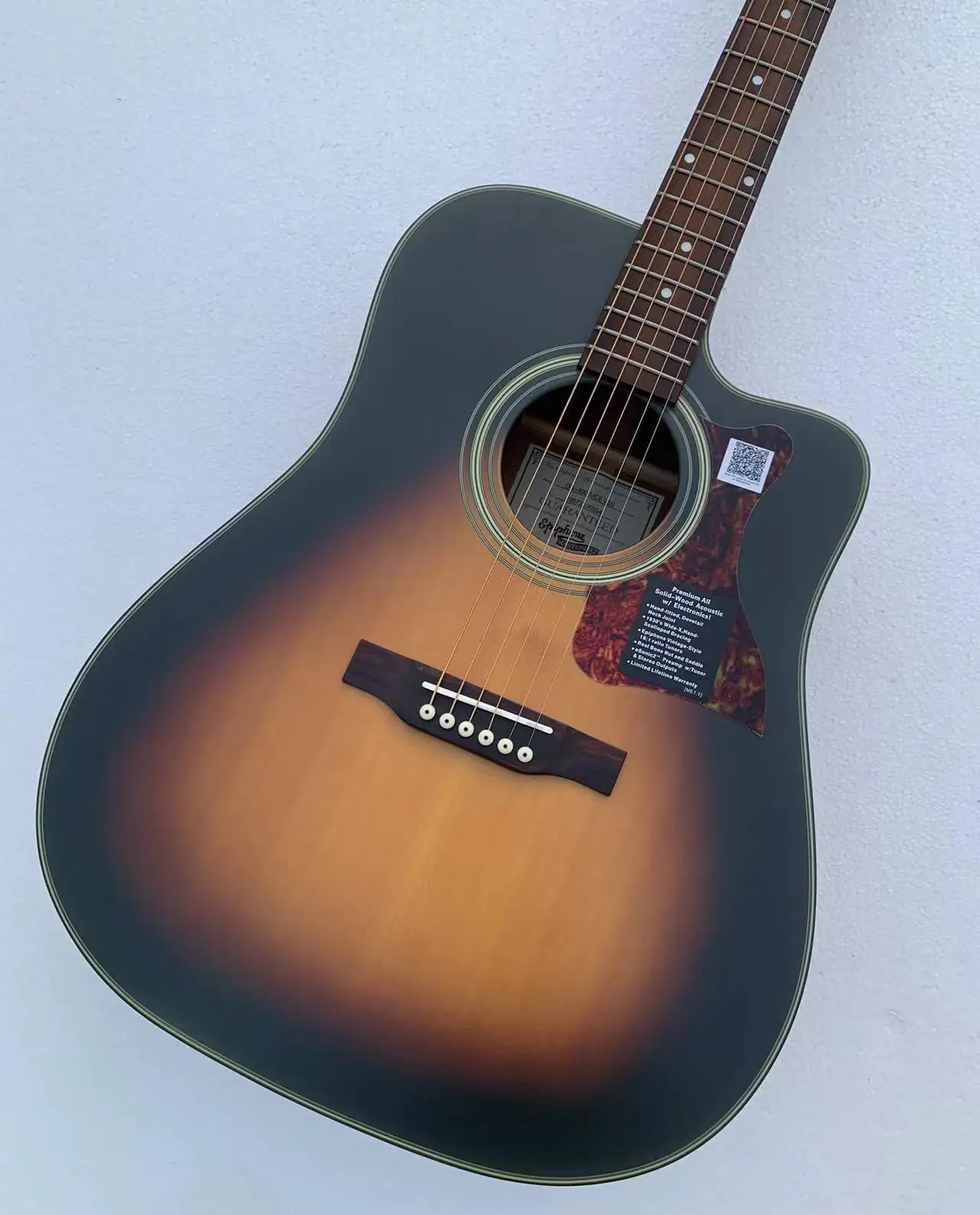 Genuine Good Quality Epi DR 400 Acoustic Wood Electric Guitar Guitarra All Solid Mahogany Body in Stock Discount Free Shipping