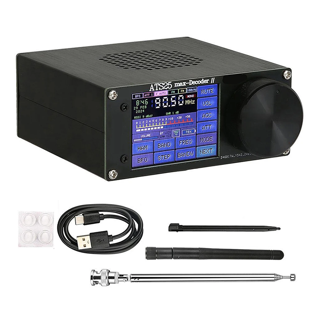 ATS25 M/ax For Gen2 Portable Radio For Tecsun With Official Activation For Code 4000mAh SSB SW For FM For MW For DSP Alumin