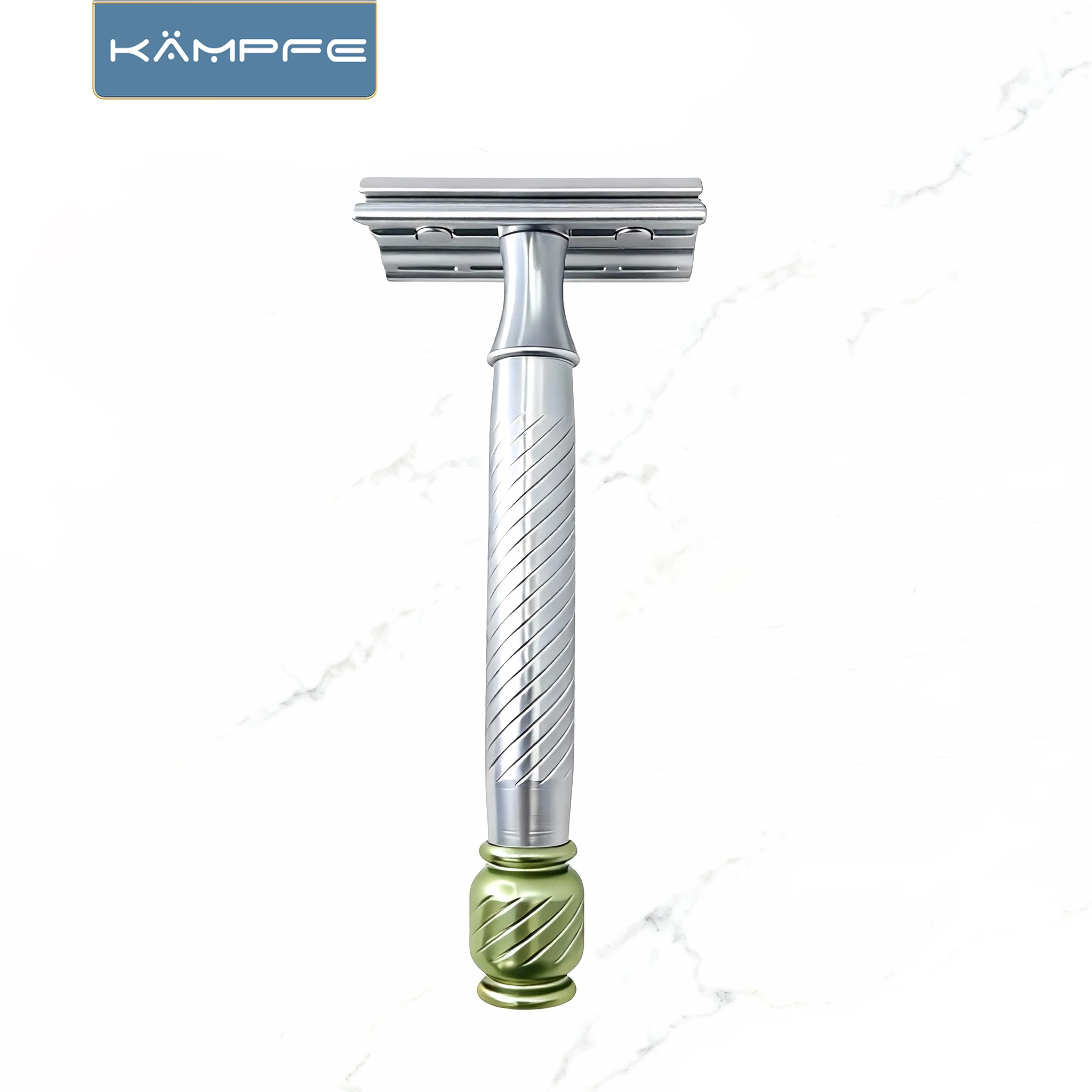 KAMPFE Aluminum Double Edge Safety Razor Lightweight Classic Manual Shaver for Men And Women Wet Shaving