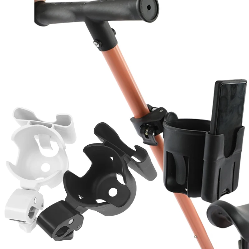 Pram Bottle Stands, Child's Stroller Liquid Carrier, Anti-Slip Phone Holder, Pram Beverage Holders