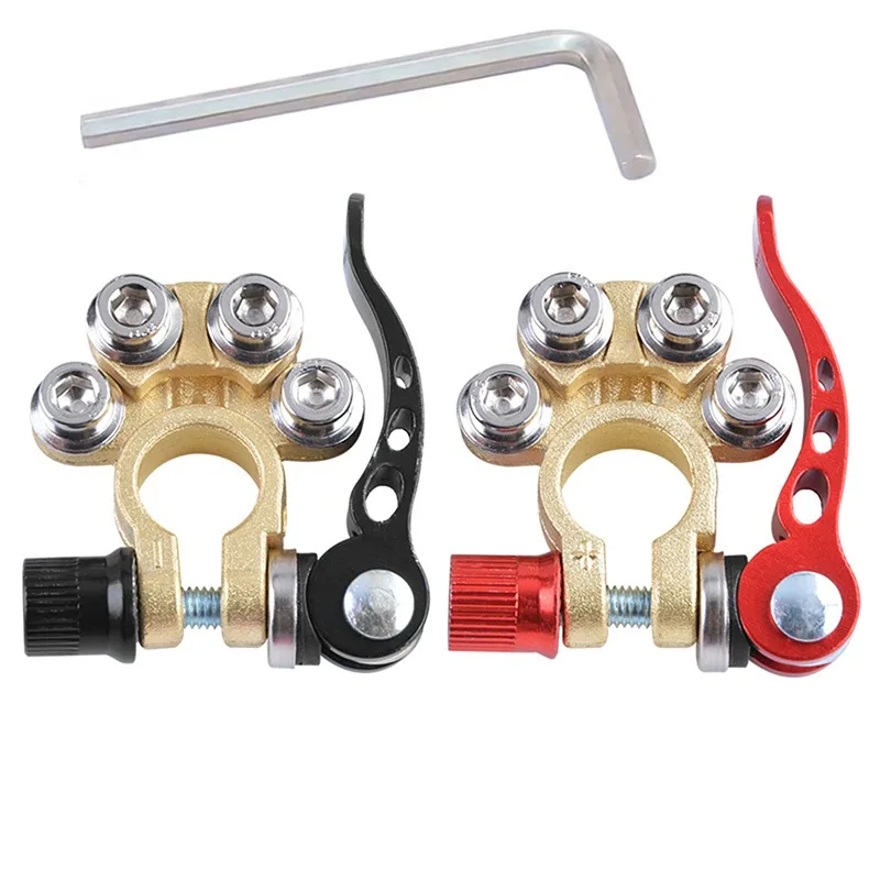 

Battery Terminal Connector Clamp Quick Release/Adjust Disconnect For Boat Race Car Tractor Truck Auto Accessories