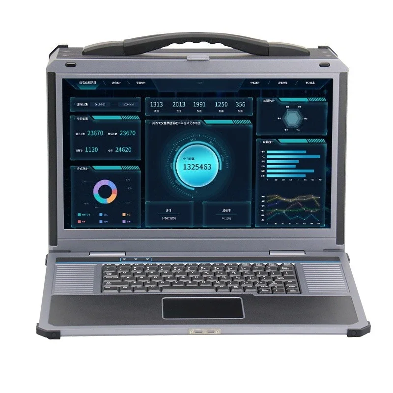 Portable Rugged Notebook Industrial Control Computer Industrial All-in-One Mobile Workstation Server Host