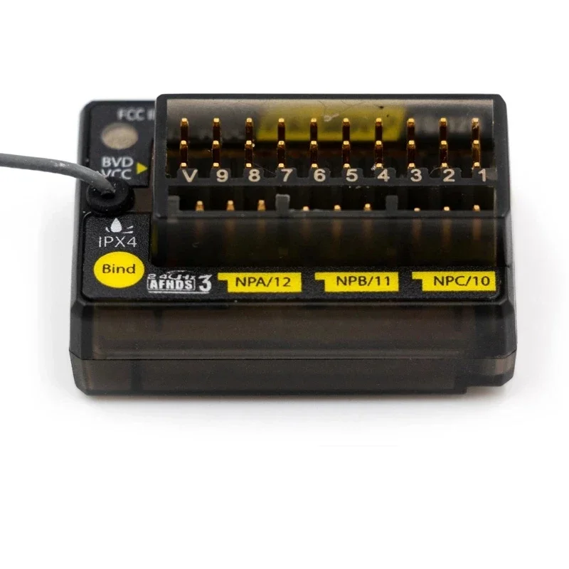 

FLYSKY FGr12B 2.4GHz 12CH RC Receiver PWM PPM Ibus for AFHDS3 Transmitters RF Modules PL18/ NB4 /NB4 Lite RC Car Boat Vehicle