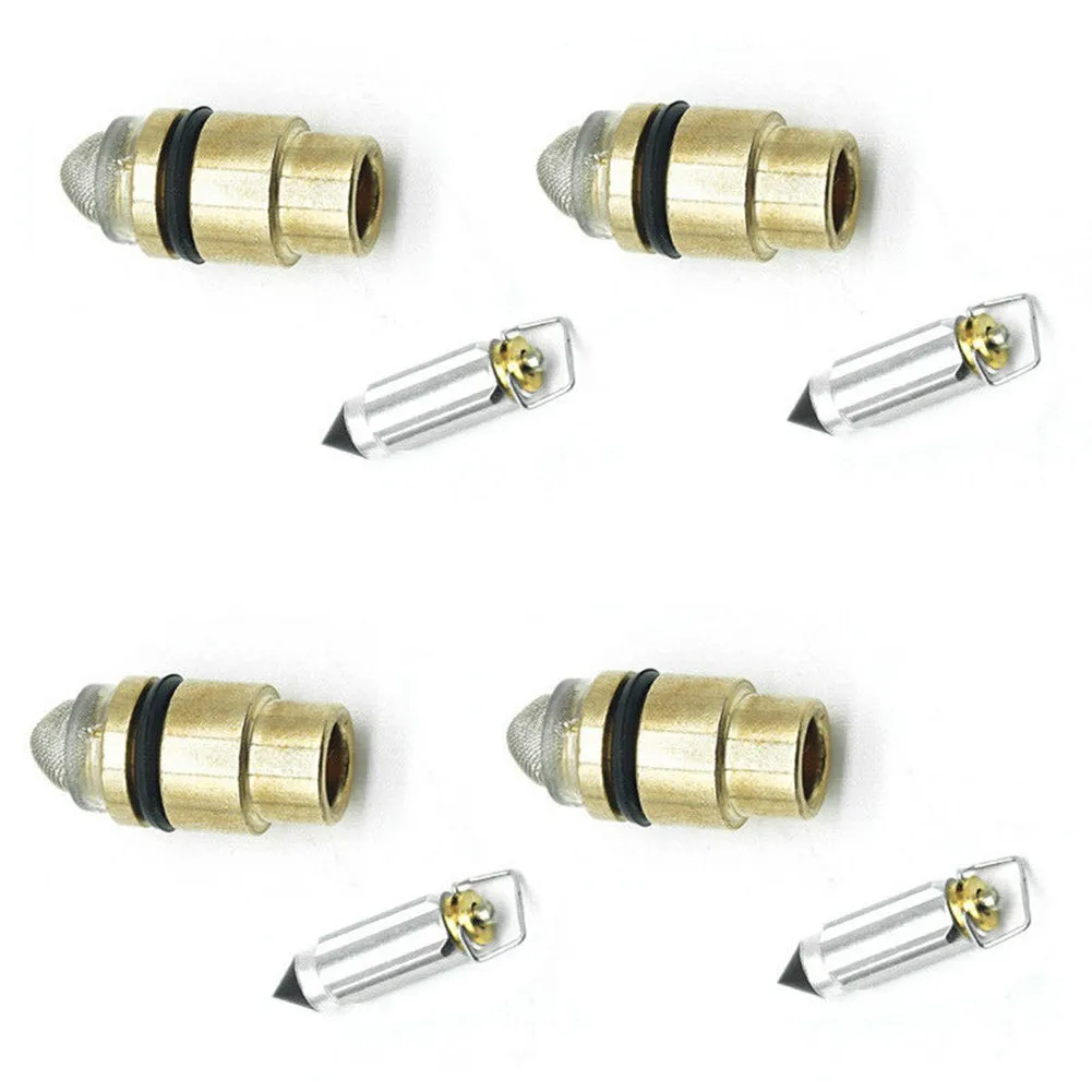 Brand New High Quality Hot Sale Needle And Seat Kits Motorcycle Parts Repair Carburetor Equipment 4pcs Brand New