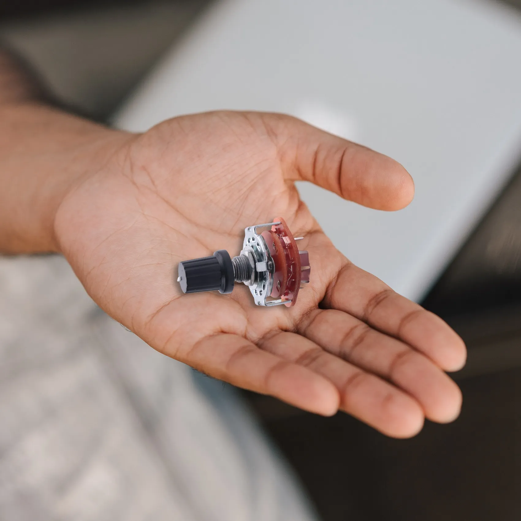 Mesin elektronik 4P3T 4 tiang 3 posisi 2 dek 16 Pin saklar putar