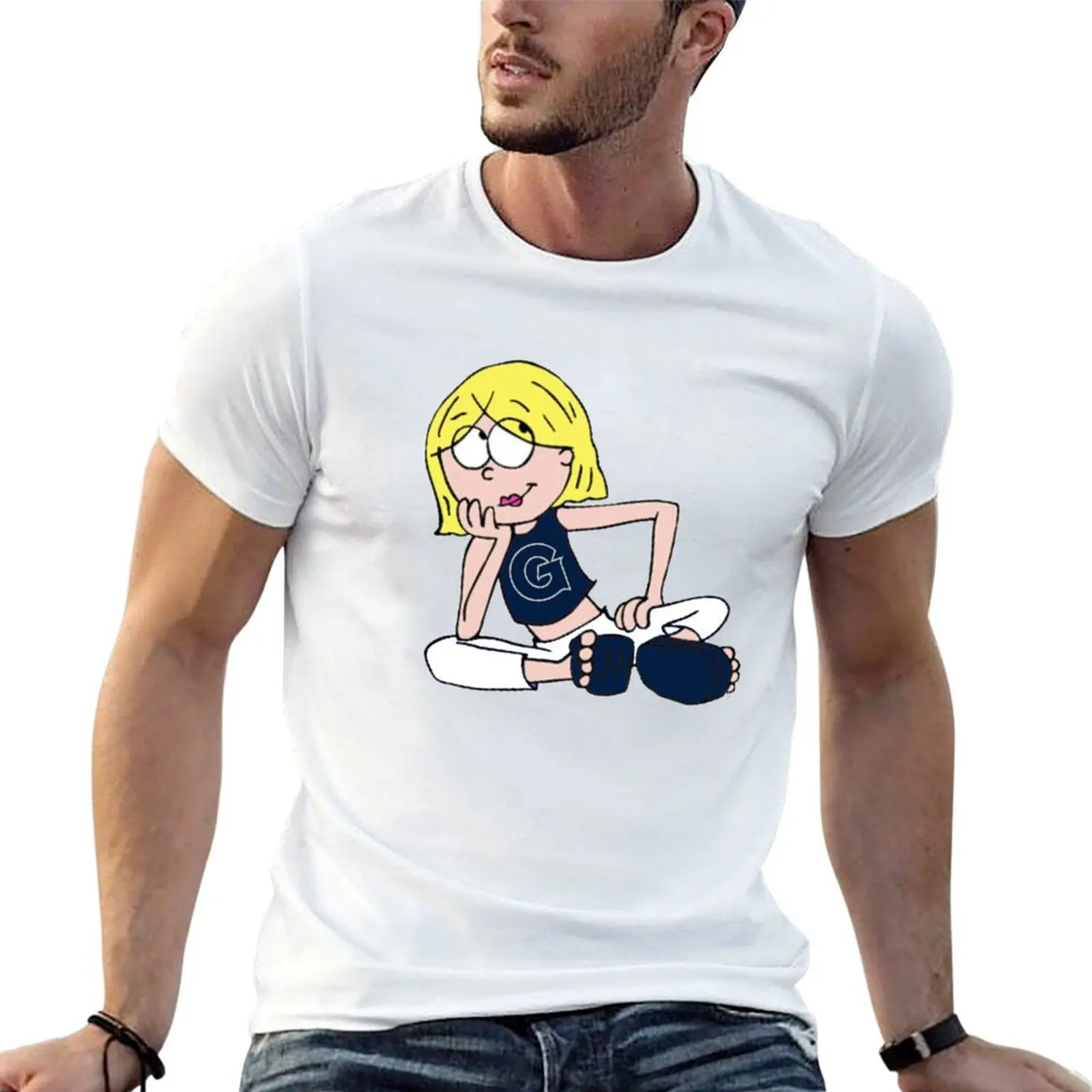 

for print man Georgetown T-Shirt McGuire custom Lizzie t t sticker shirt shirt