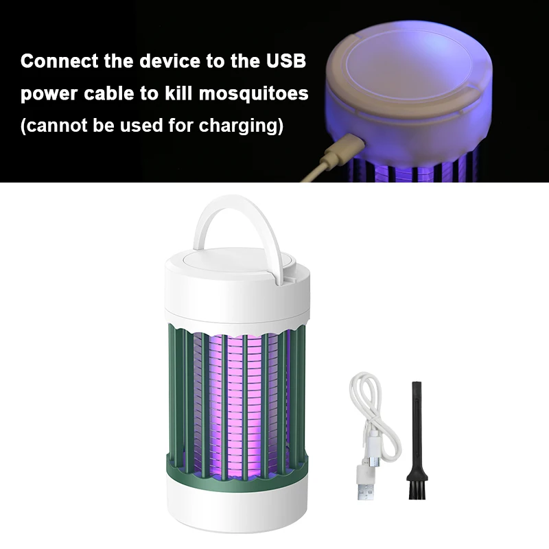 Elektrische Moskito-Mörder-Lampe, UV-Licht, Insektenvernichter, Falle, USB, 5 V, Sommer-Fliegenklatsche, Insektenvernichter-Licht Camping