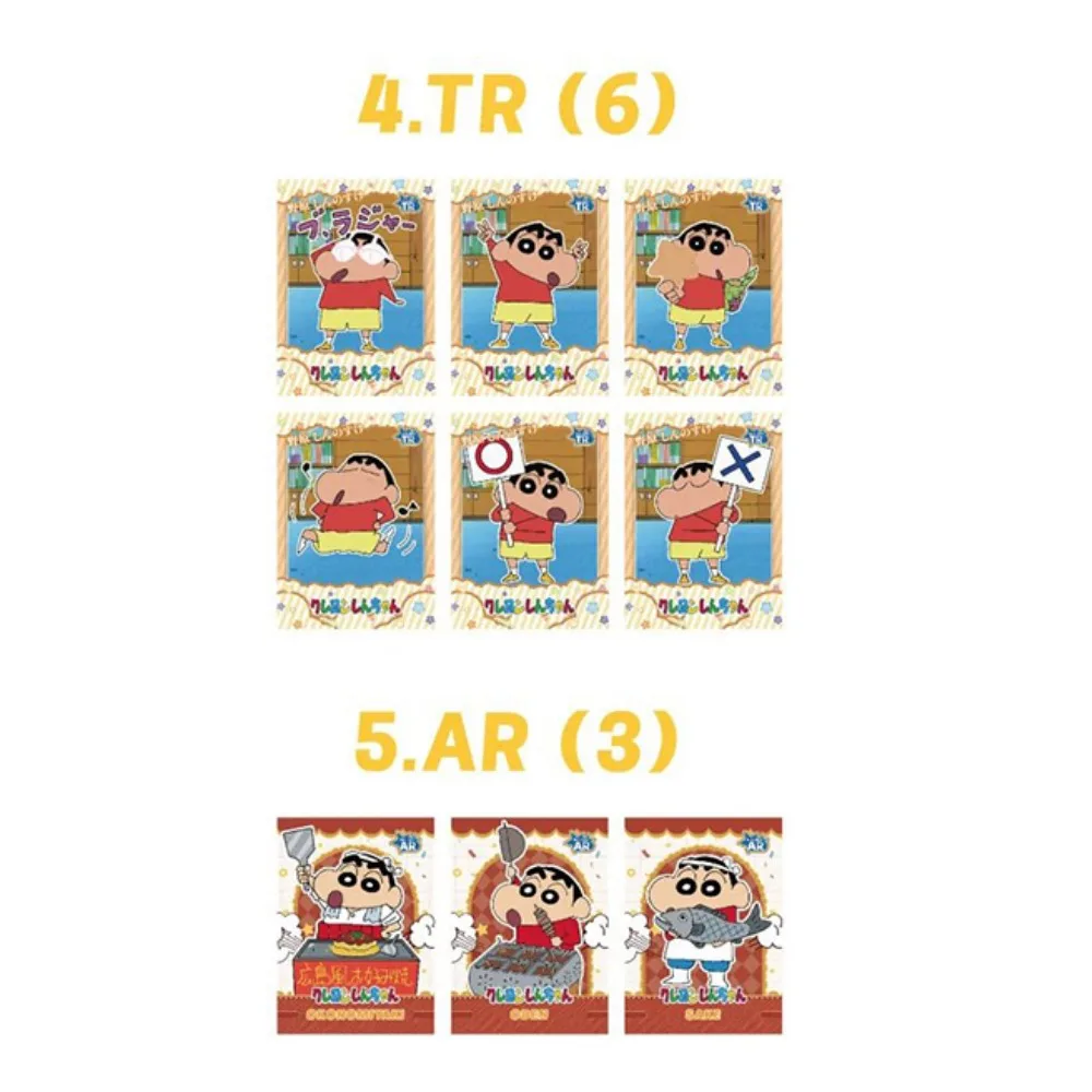 Wholesale KABAO Anime Crayon Shin-Chan Rare Cards Highly Loved Welcomed Nohara Shinnosuke Fun Time Series Cards Boys Girls Gifts