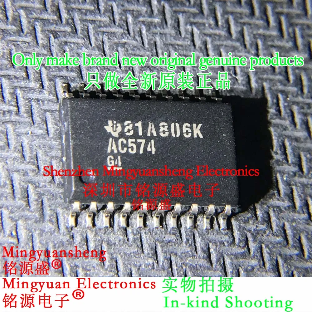 Mingyuan Sheng Brand New Original Genuine Sn74Ac574Dwr Sn74Ac574Dw Sn74Ac574 Silk Screen Printing Word Making Ac574 Package Sop20 Patch Trigger Ic Chip