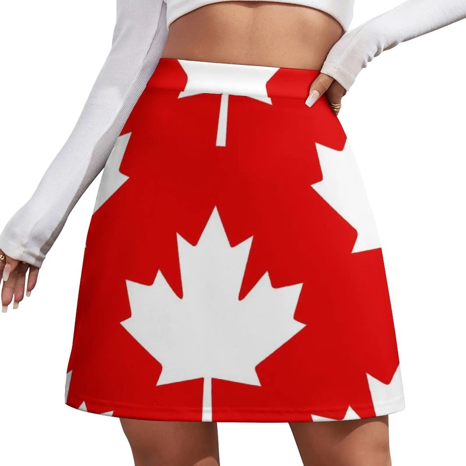 

Canadian Maple Leaf Shirt/Mug - Canada Day Mini Skirt clothes for woman clothes new in dresses
