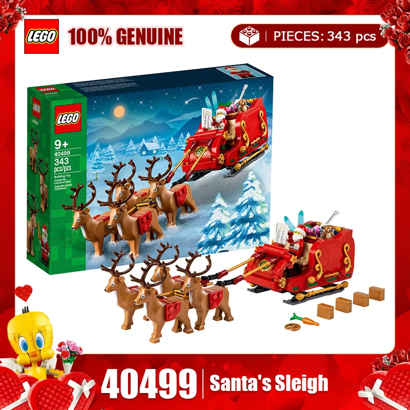 

Lego Building Blocks Festival Series 40499 Santa's Sled Children's Puzzle Building Blocks Toy Gift