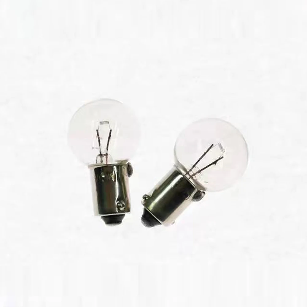 HoneyFly 5pcs Indicator Bulb BA9S G15 6V 15W Incandescent Global Lamp for Experimental Instruments Electrical Equipment