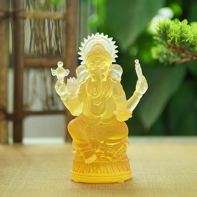 Ancient Glazed - Elephant Trunk God Figurine