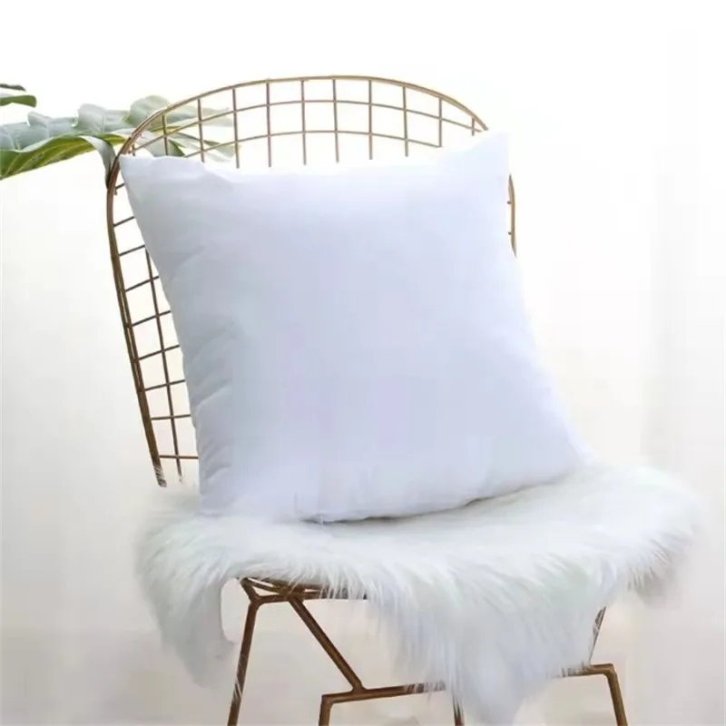 Classic 45x45cm Solid Color Cushion Core Soft Head Pillow Inner PP Cotton Filling Funny Health Care Customized Cushion Filler