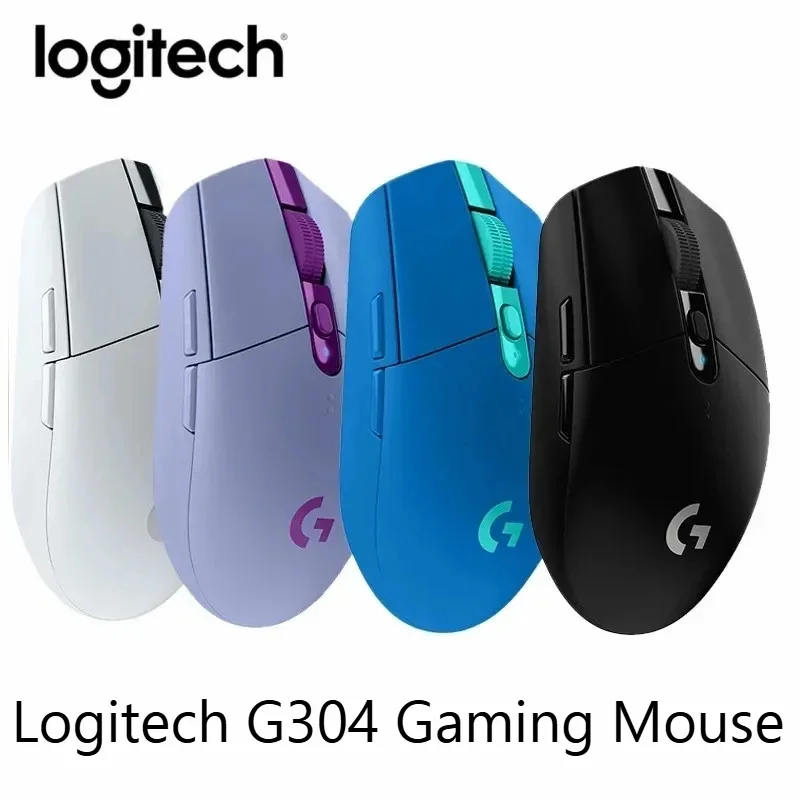 لوجيتك G102 ماوس ألعاب ميكانيكي سلكي، ماوس رياضي خفيف الوزن، ماوس كمبيوتر محمول كلاسيكي