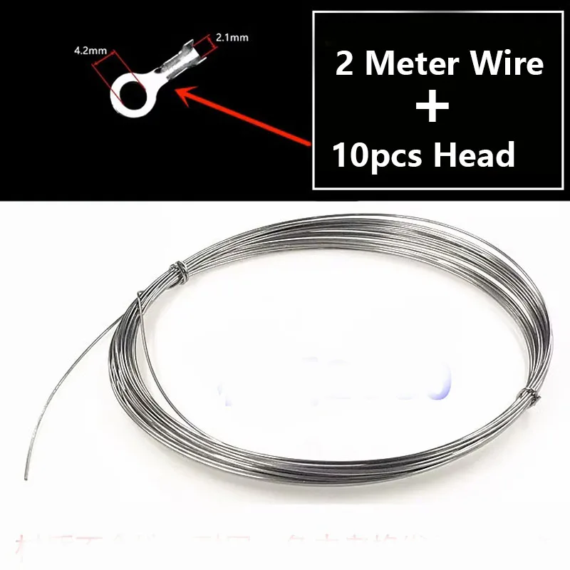 2M dia 0.6mm round cut wire Element Kit for Shrink Wrap Sealer and 10pcs eyelets