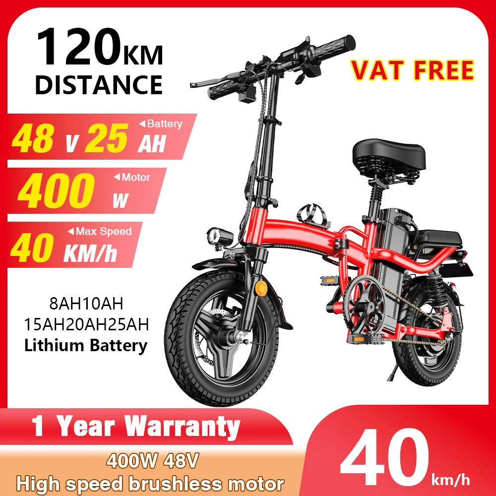 

Midonkey Factory New Design 14 inch 48v 400w Electric Bikes For Adults Folding Bike Bicycle E-bike Folding Electric Bike