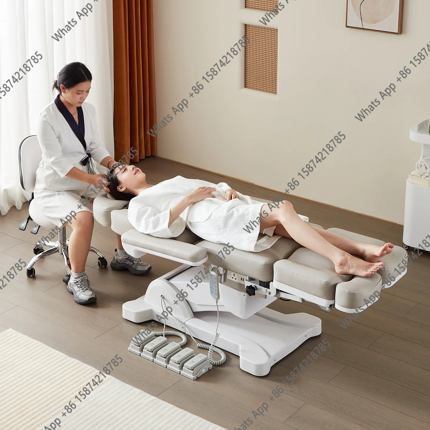 Multifunctional Electric Pedicure Chair Pedicure Shop Foot Soaking Chair Foot Reclining Chair Foot Bath Automatic Beauty Bed