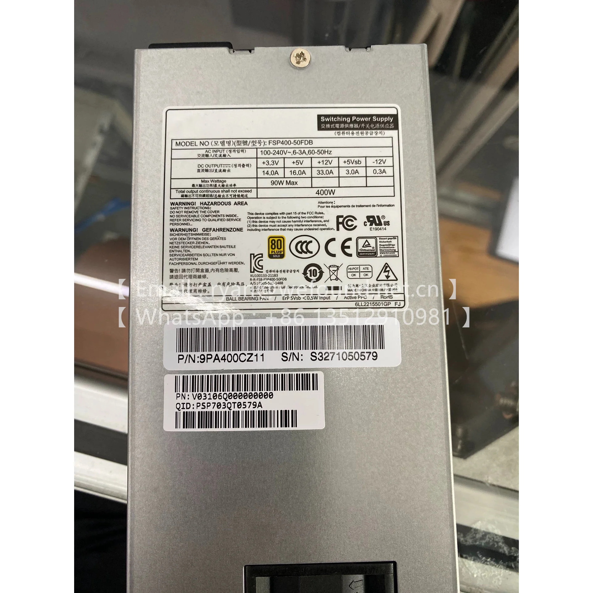 FSP400-50FDB Industrial PC Power