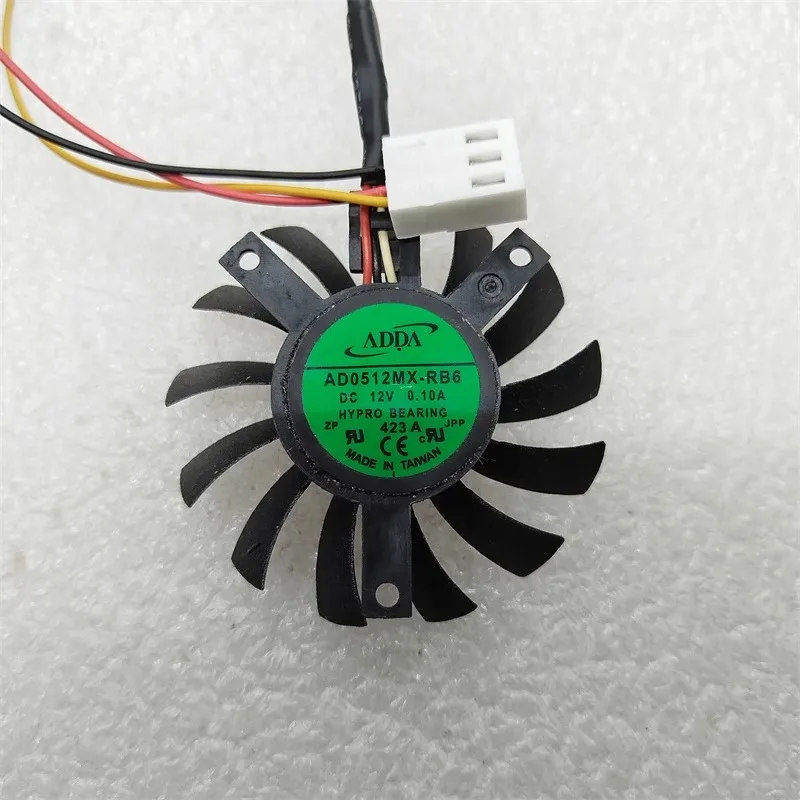 NOVO Cooler Fan para ADDA AD0512MX-RB6 AV-F5010MB 12V 0.1A 35*35*27mm 1037U Ventilador de refrigeração