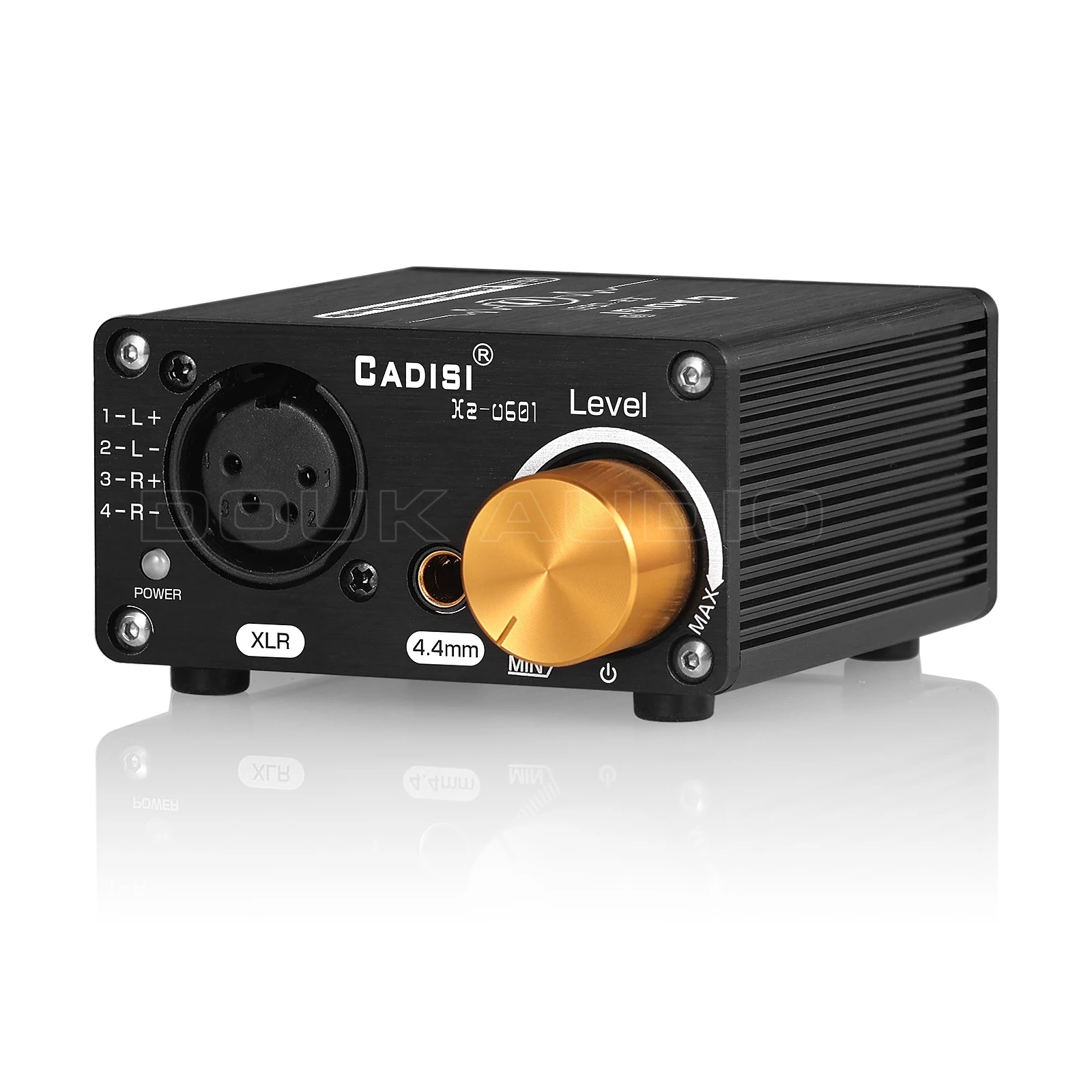 Douk Audio Mini Voll Ausgewogene Kopfhörer Verstärker Stereo Audio Kopfhörer Amp für XLR/4,4mm Headsets mit Volumen Control – Detail 1
