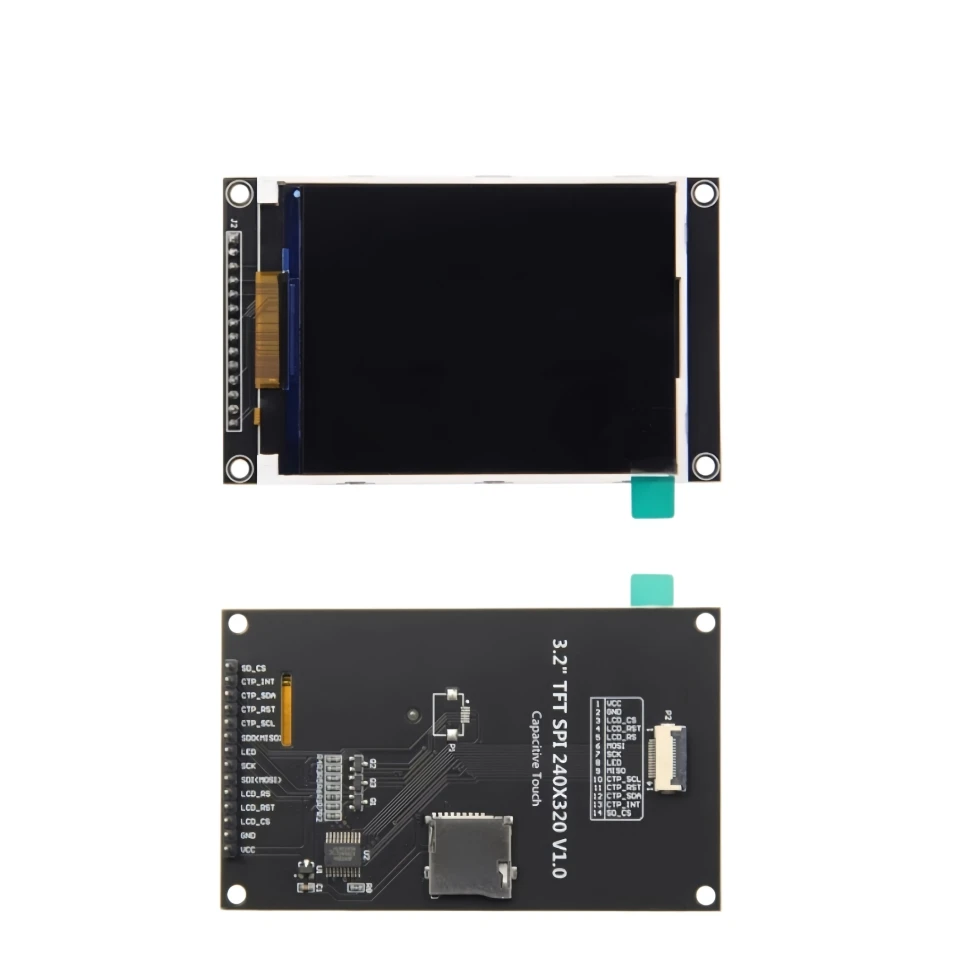 3,2 Zoll 240x320 TFT LCD Modul SPI Display mit Resistivem Touchscreen, ILI9341 Treiber, für Arduino STM32 Raspberry Pi – Detail 2