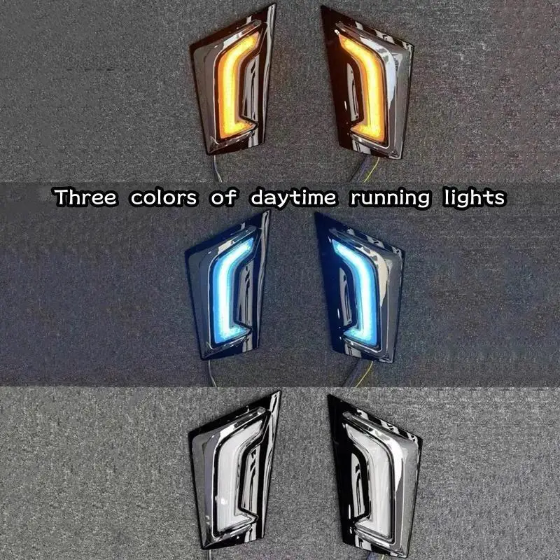 Suitable for Toyota Crown Vellfire 40 Series LED daytime running lights, front bumper Mona Lisa decorative lights