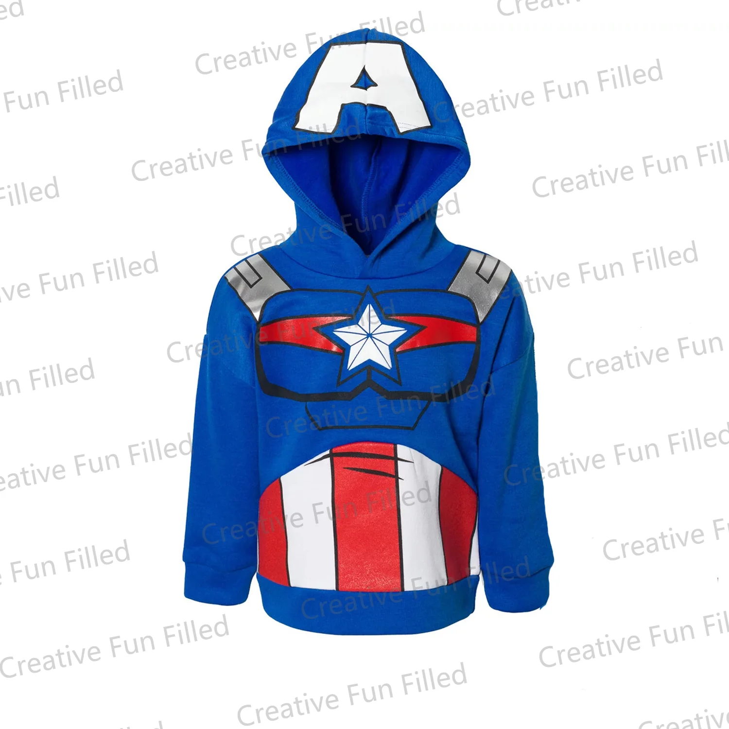 Conjunto de Sudadera con capucha y pantalones de Los Vengadores de Marvel para niños pequeños, Capitán América, 2024