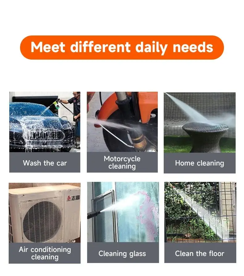 Car Washing Machine Household 220v Ultra-high Pressure Water Gun Car Washing Tool D-3000 High Power Cleaning Machine