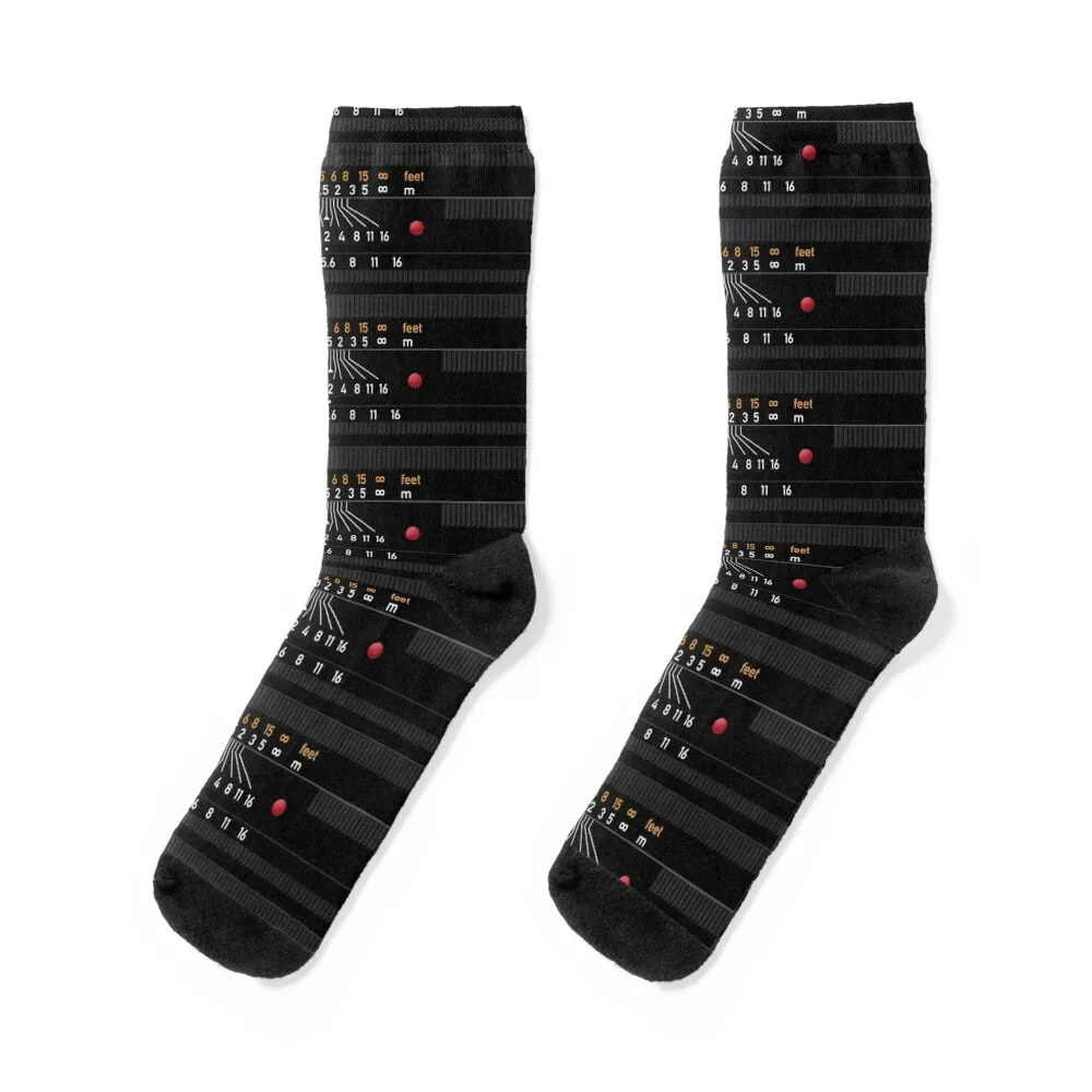 Classic Camera Lens Socks sports and leisure summer Socks Female Men's