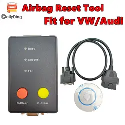 Newest for VW/VAG/Audi OBD2 Airbag Reset Tool Automotive Diagnostic Tools Airbag Crash Data Reset Tool