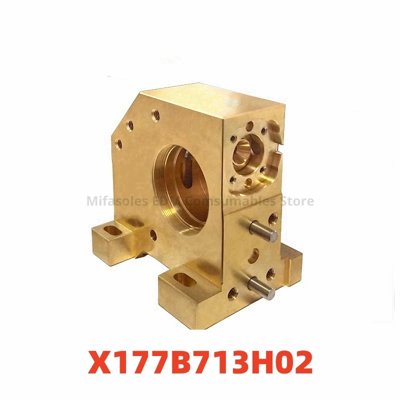 EDM X177B713H02 Lower ทองเหลืองท่องเที่ยวฐานลูกกลิ้ง M459 Roller Housing ท่องเที่ยวสําหรับ Mit subishi DWC Series CNC ลวดตัดเครื่อง