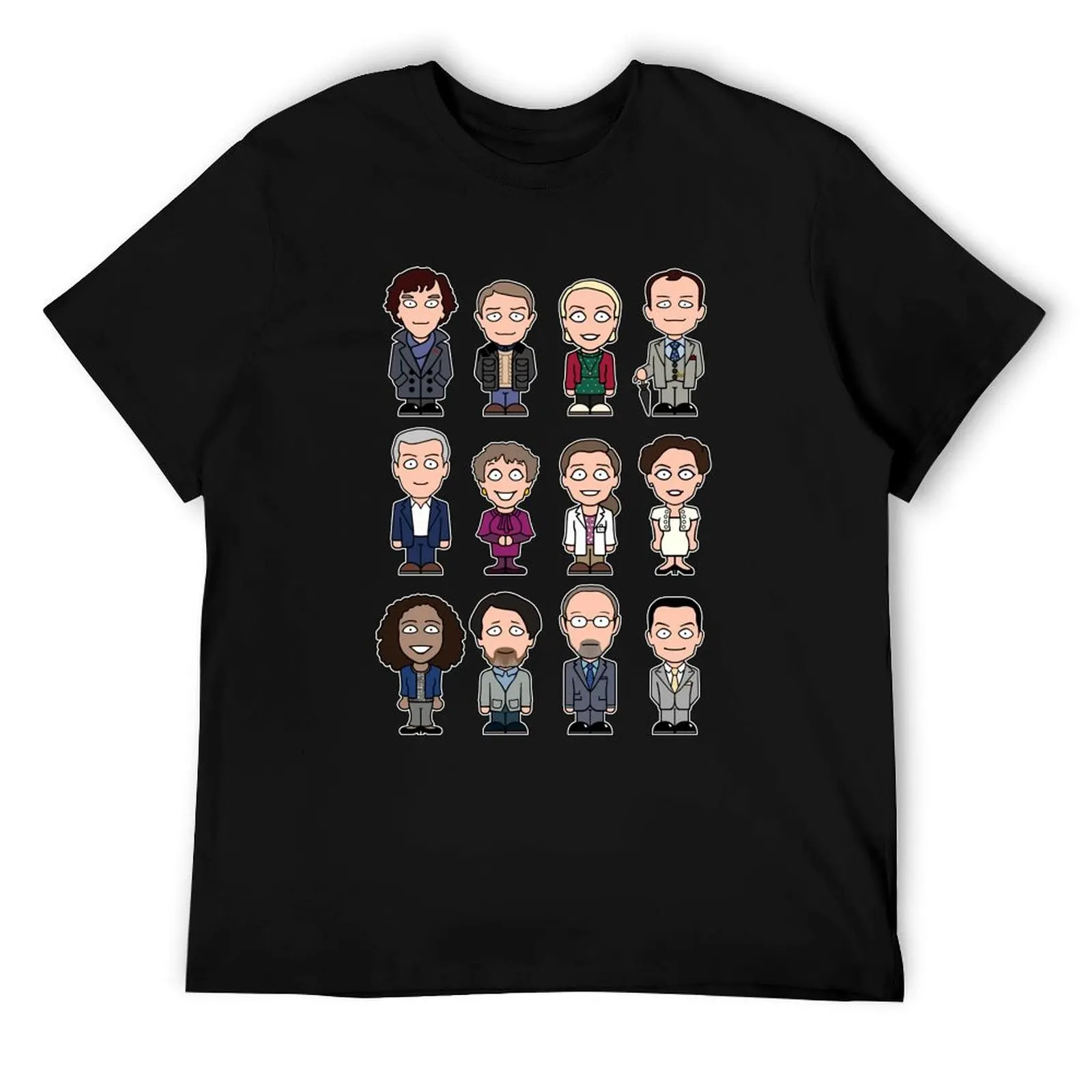 

Sherlock and Friends mini people (shirt) T-Shirt graphic t shirts for man mens graphic t shirts T-Shirt